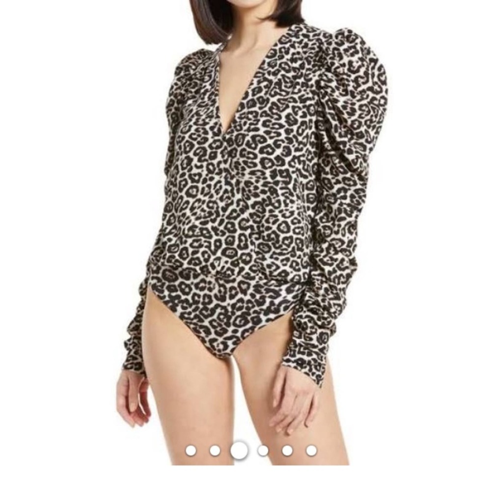 AFRM Danna Puff Sleeve Bodysuit - Picture 2 of 8